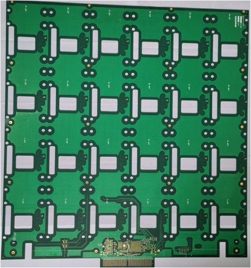 5G high frequency high speed 10 layer impedance gold plate